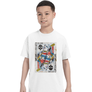 Shirts T-Shirts, Youth / XL / White Quinn of Clubs