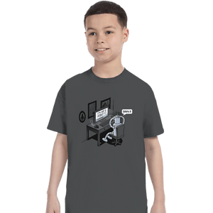 Secret_Shirts T-Shirts, Youth / XS / Charcoal Robot's Problem
