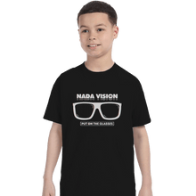 Load image into Gallery viewer, Shirts T-Shirts, Youth / XL / Black Nada Vision
