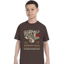 Load image into Gallery viewer, Shirts T-Shirts, Youth / XL / Dark Chocolate Gizmo&#39;s Pizza
