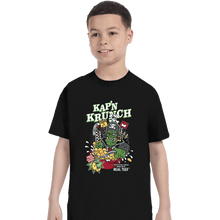 Load image into Gallery viewer, Daily_Deal_Shirts T-Shirts, Youth / XS / Black Kap&#39;n Krunch
