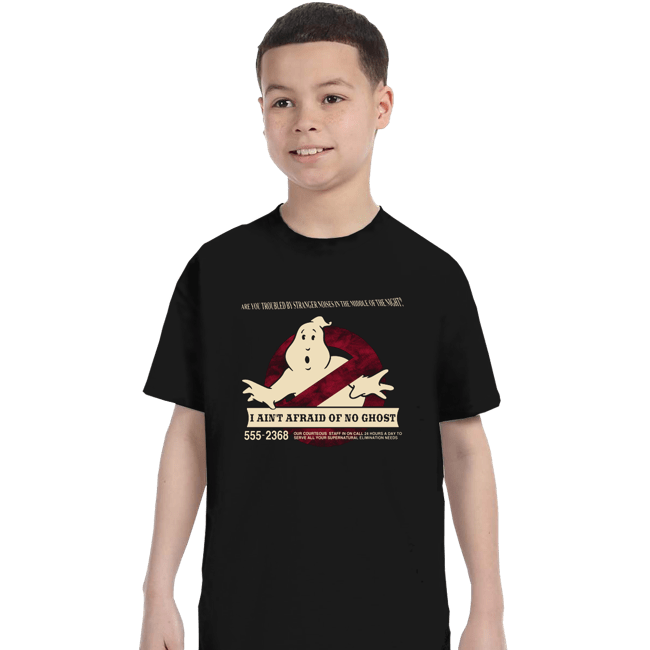 Shirts T-Shirts, Youth / XS / Black I Ain't Afraid Of No Ghost