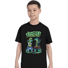 Load image into Gallery viewer, Daily_Deal_Shirts T-Shirts, Youth / XS / Black T-Rexcellent
