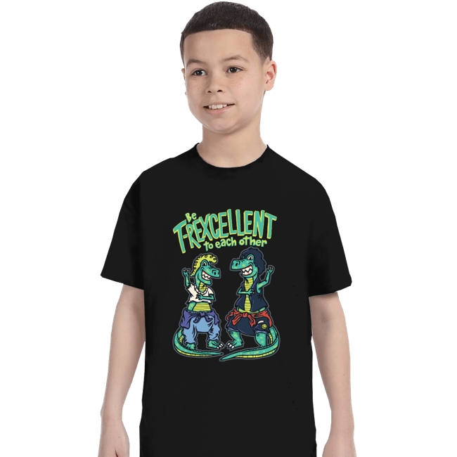 Daily_Deal_Shirts T-Shirts, Youth / XS / Black T-Rexcellent