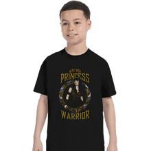 Load image into Gallery viewer, Shirts T-Shirts, Youth / XL / Black Princess and a Warrior

