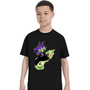 Shirts T-Shirts, Youth / XS / Black Magical Silhouettes - Maleficent