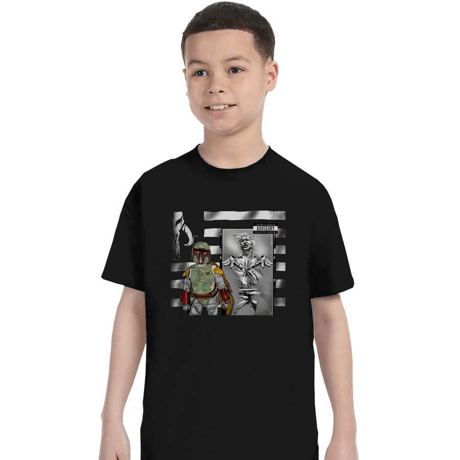 Shirts T-Shirts, Youth / XL / Black So Fett, So Freeze