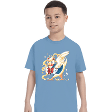 Load image into Gallery viewer, Daily_Deal_Shirts T-Shirts, Youth / XS / Powder Blue Sailor Bird
