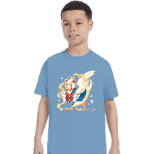 Load image into Gallery viewer, Daily_Deal_Shirts T-Shirts, Youth / XS / Powder Blue Sailor Bird
