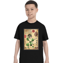 Load image into Gallery viewer, Daily_Deal_Shirts T-Shirts, Youth / XS / Black Earth Kingdom Master Woodblock
