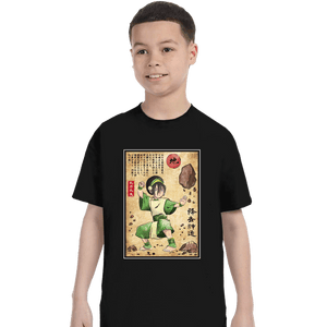 Daily_Deal_Shirts T-Shirts, Youth / XS / Black Earth Kingdom Master Woodblock