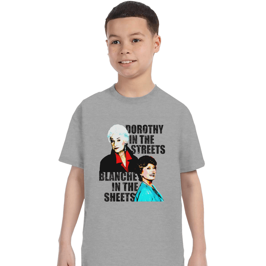 Shirts T-Shirts, Youth / XS / Sports Grey Dorothy And Blanche