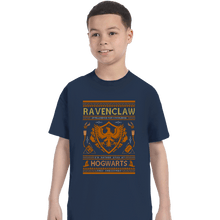 Load image into Gallery viewer, Shirts T-Shirts, Youth / XS / Navy Ravenclaw Sweater
