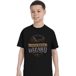 Shirts T-Shirts, Youth / XS / Black Wandering Wizard Wheat Ale
