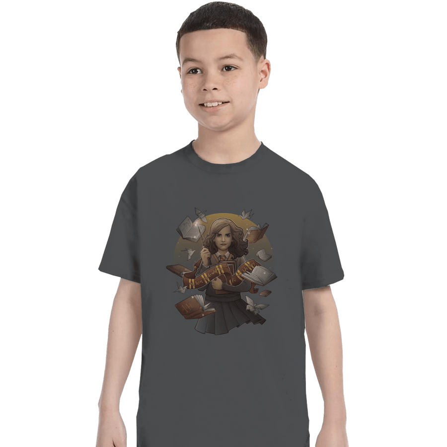 Shirts T-Shirts, Youth / XL / Charcoal The Magic Of Books