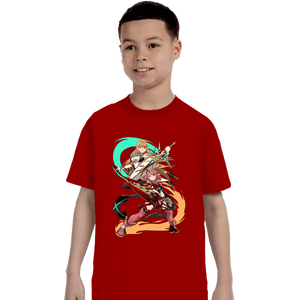 Daily_Deal_Shirts T-Shirts, Youth / XS / Red Dual Sword Users