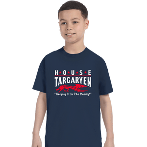 Daily_Deal_Shirts T-Shirts, Youth / XS / Navy House Targaryen