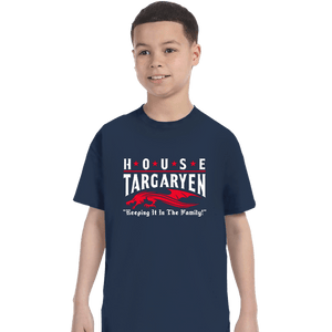 Daily_Deal_Shirts T-Shirts, Youth / XS / Navy House Targaryen