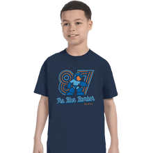 Load image into Gallery viewer, Shirts T-Shirts, Youth / XS / Navy The Blue Bomber
