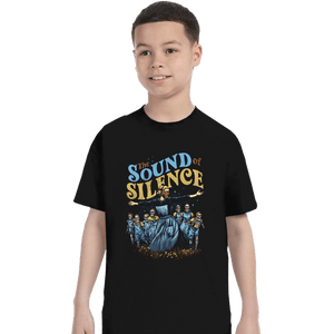 Shirts T-Shirts, Youth / XS / Black The Sound Of Silence