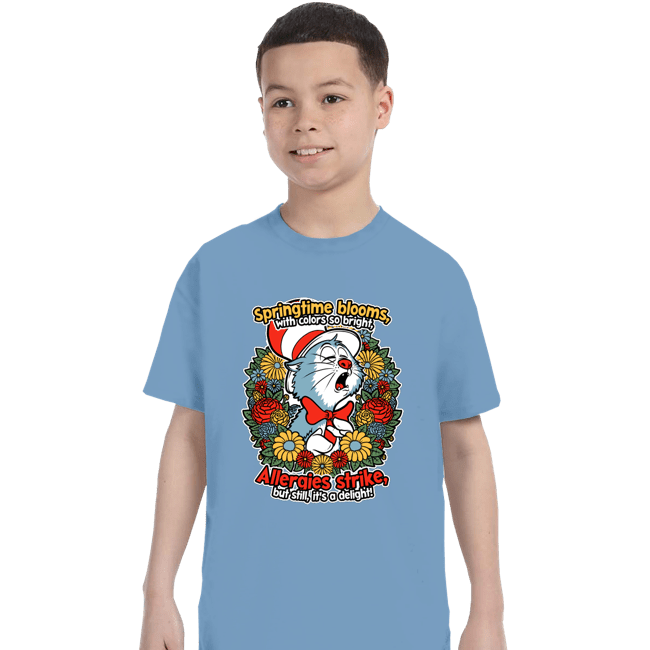 Secret_Shirts T-Shirts, Youth / XS / Powder Blue Spring Allergies