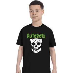 Secret_Shirts T-Shirts, Youth / XS / Black Punk Robot