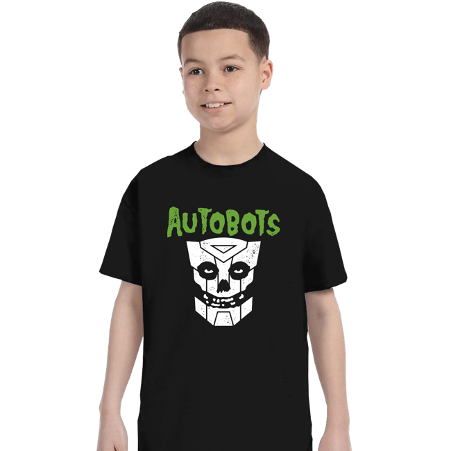 Secret_Shirts T-Shirts, Youth / XS / Black Punk Robot