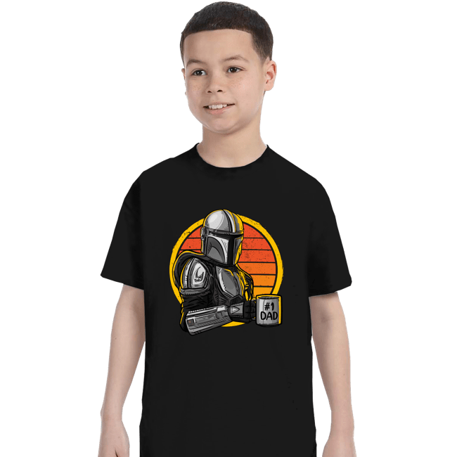 Secret_Shirts T-Shirts, Youth / XS / Black Best Mando Dad