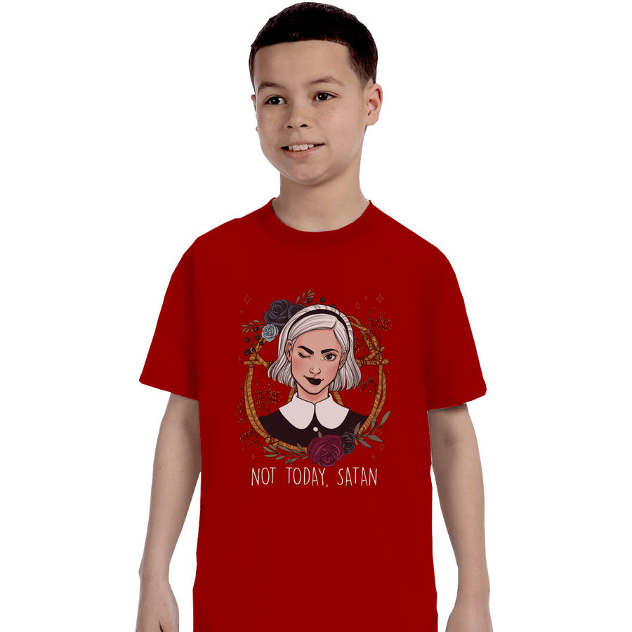 Shirts T-Shirts, Youth / XL / Red Sabrina Not Today