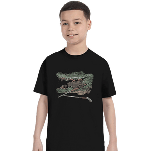 Shirts T-Shirts, Youth / XS / Black Hand Gator