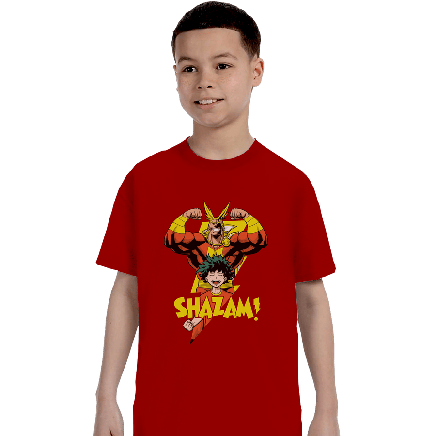 Shirts T-Shirts, Youth / XL / Red SHAZAM