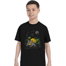 Load image into Gallery viewer, Secret_Shirts T-Shirts, Youth / XS / Black Bulb O Lantern
