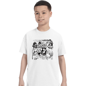 Shirts T-Shirts, Youth / XS / White Smash Girls Hot Spring