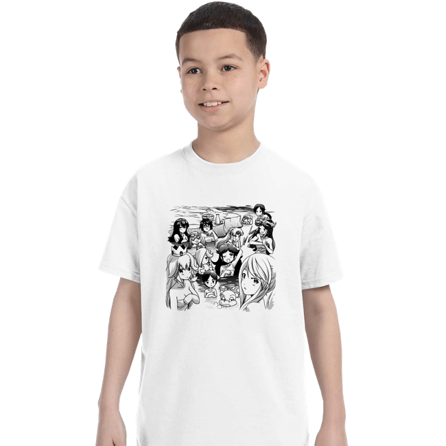 Shirts T-Shirts, Youth / XS / White Smash Girls Hot Spring