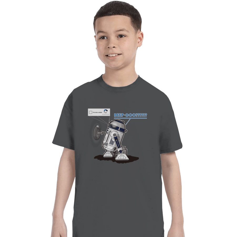 Shirts T-Shirts, Youth / XL / Charcoal R2Captcha