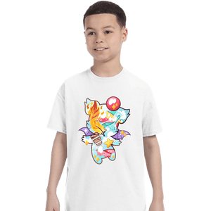 Shirts T-Shirts, Youth / XS / White Magical Silhouettes - Moogle