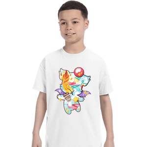 Shirts T-Shirts, Youth / XS / White Magical Silhouettes - Moogle