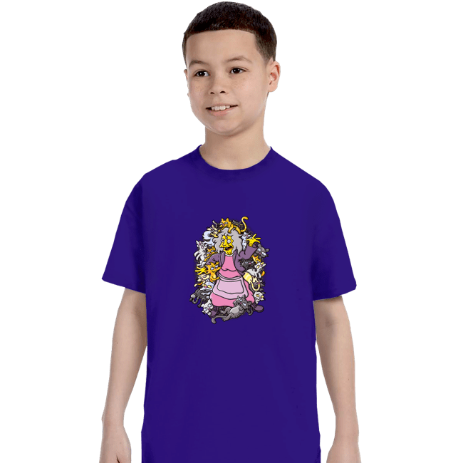 Secret_Shirts T-Shirts, Youth / XS / Violet Ameri-cat Beauty