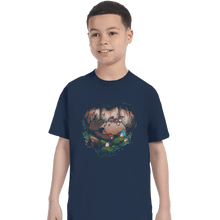Load image into Gallery viewer, Shirts T-Shirts, Youth / XS / Navy Forest Dreamers
