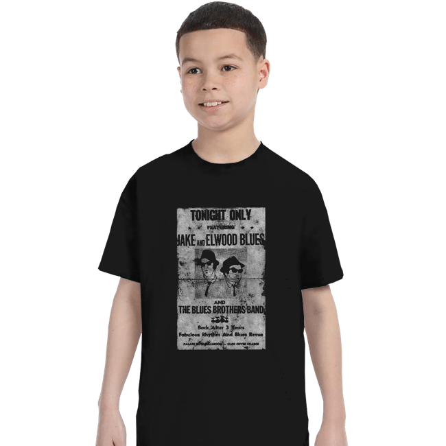 Shirts T-Shirts, Youth / XS / Black Blues Brothers Gig Poster