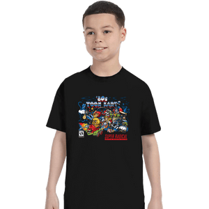 Daily_Deal_Shirts T-Shirts, Youth / XS / Black 80s Toon Kart