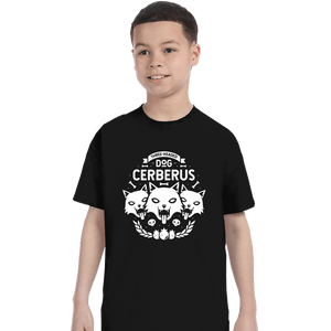 Shirts T-Shirts, Youth / XS / Black Three-headed Dog