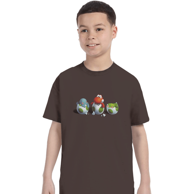 Shirts T-Shirts, Youth / XS / Dark Chocolate Start With Yoshi