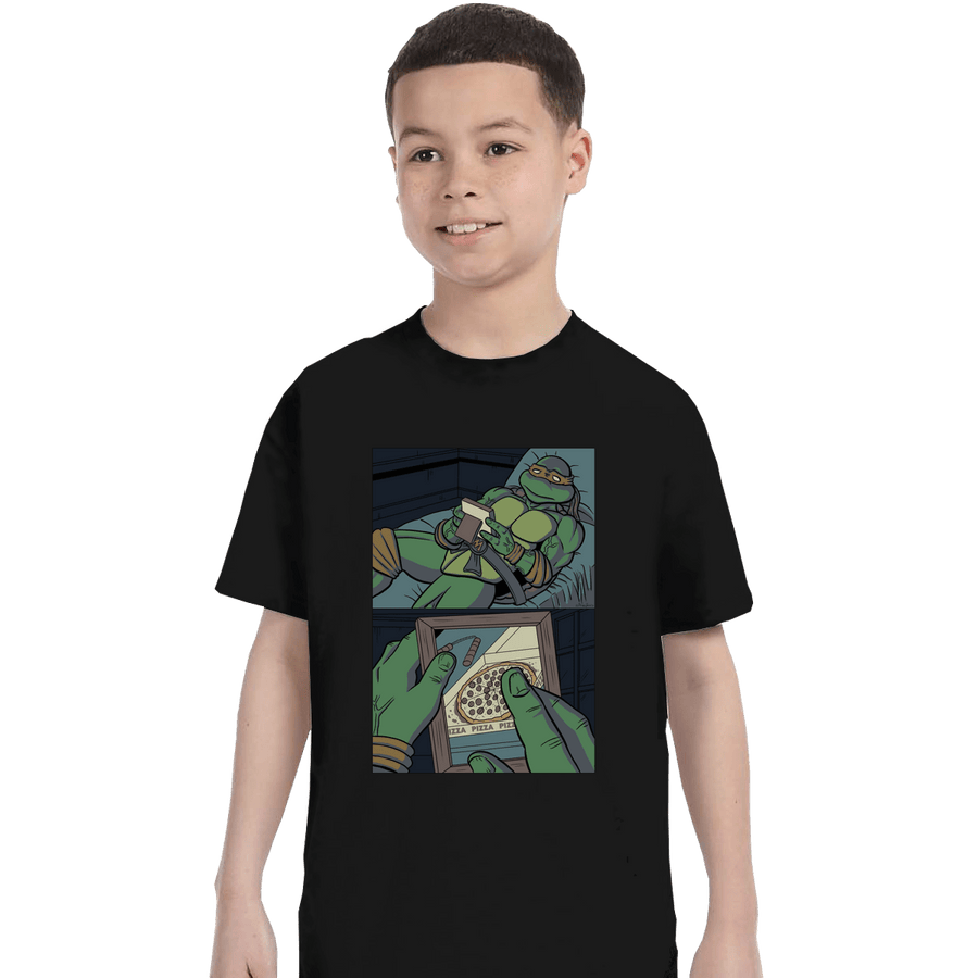 Shirts T-Shirts, Youth / XL / Black Longing For Pizza