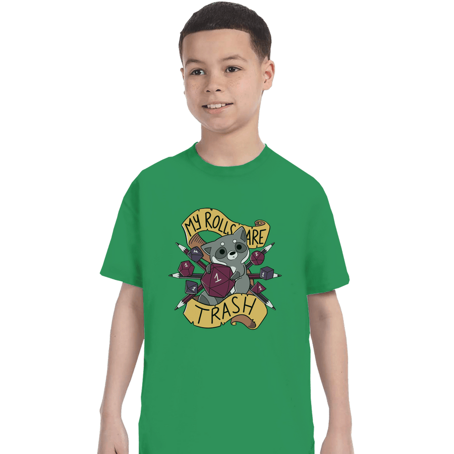 Shirts T-Shirts, Youth / XS / Irish Green My Rolls Are Trash