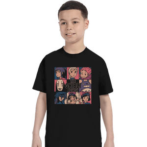 Shirts T-Shirts, Youth / XL / Black Ghibli Bunch
