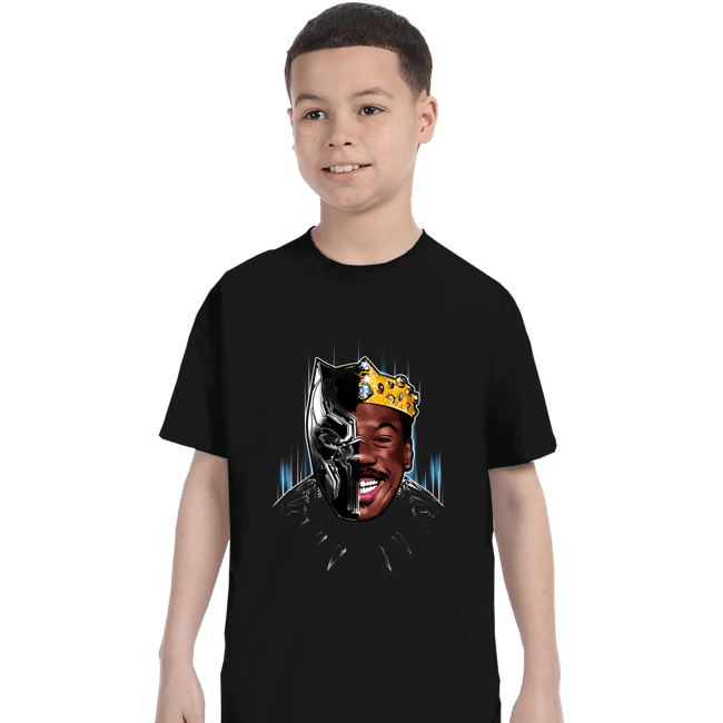 Shirts T-Shirts, Youth / XS / Black Black Panther Of Zamunda