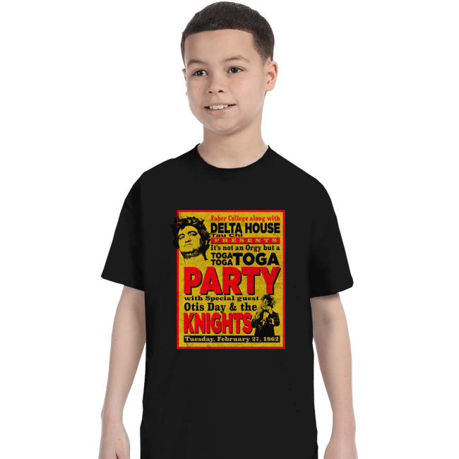 Secret_Shirts T-Shirts, Youth / XS / Black Delta House Flyer