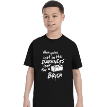 Load image into Gallery viewer, Secret_Shirts T-Shirts, Youth / XS / Black Look For A Brick
