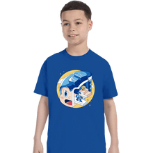 Load image into Gallery viewer, Shirts T-Shirts, Youth / XS / Royal Blue The Blue Bomber Head
